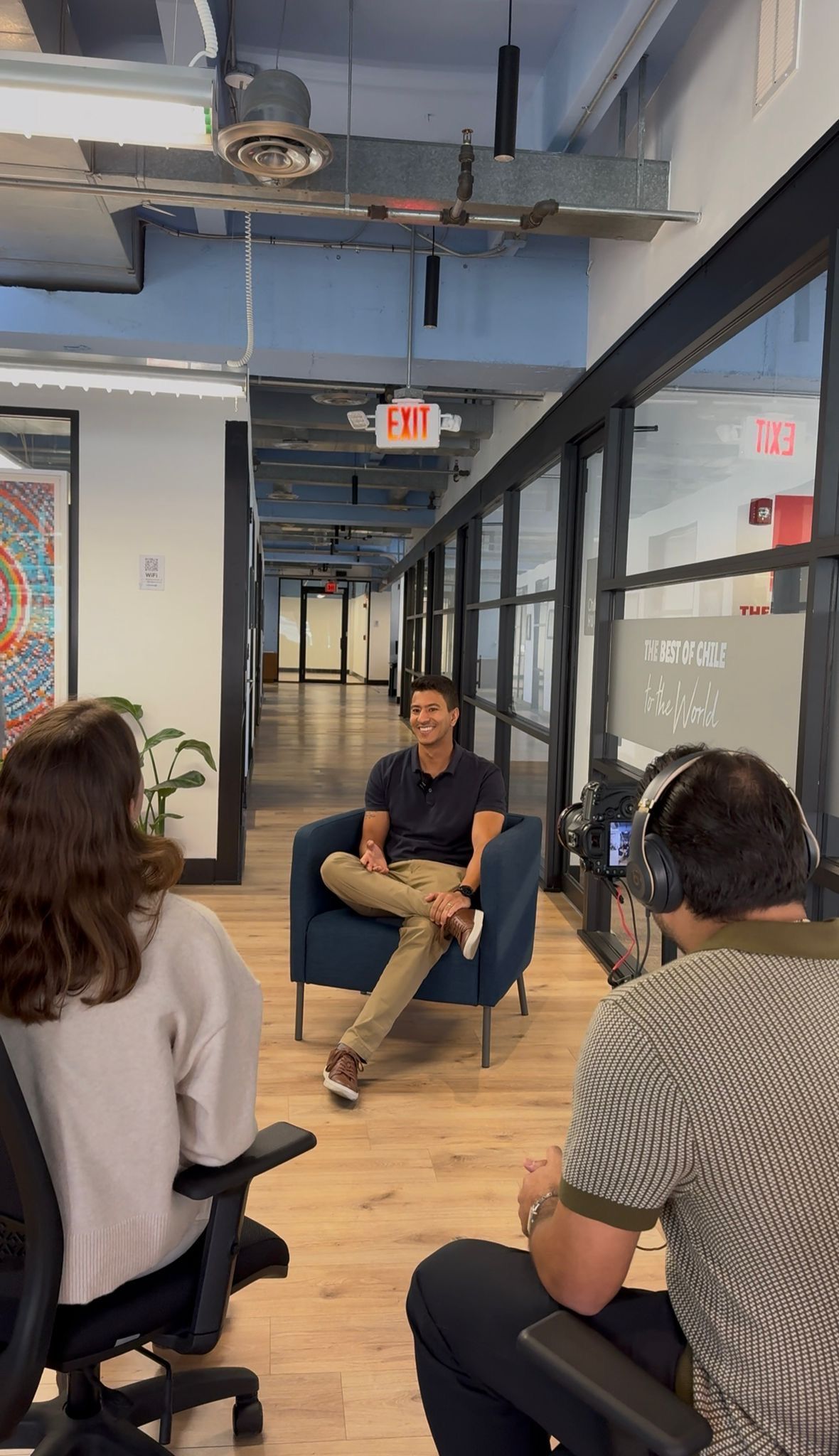 Vinny Costa in an interview session